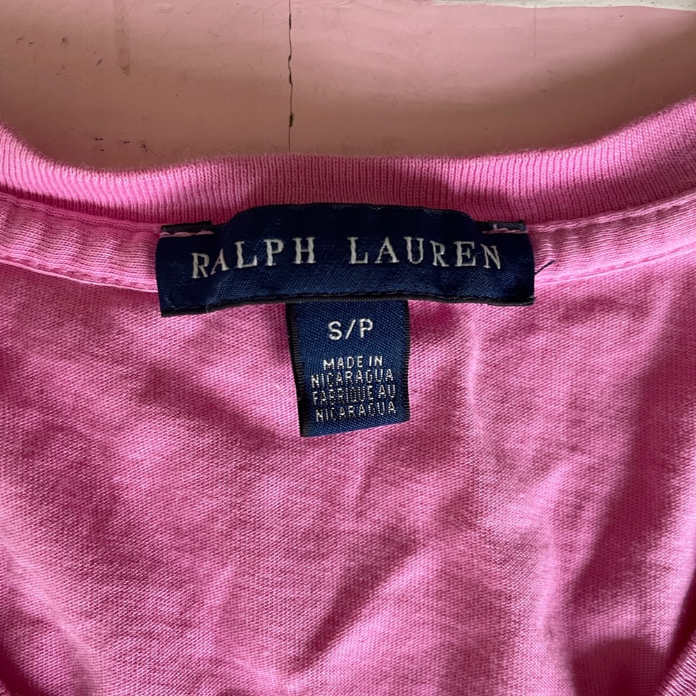 Pink cropped T-shirt